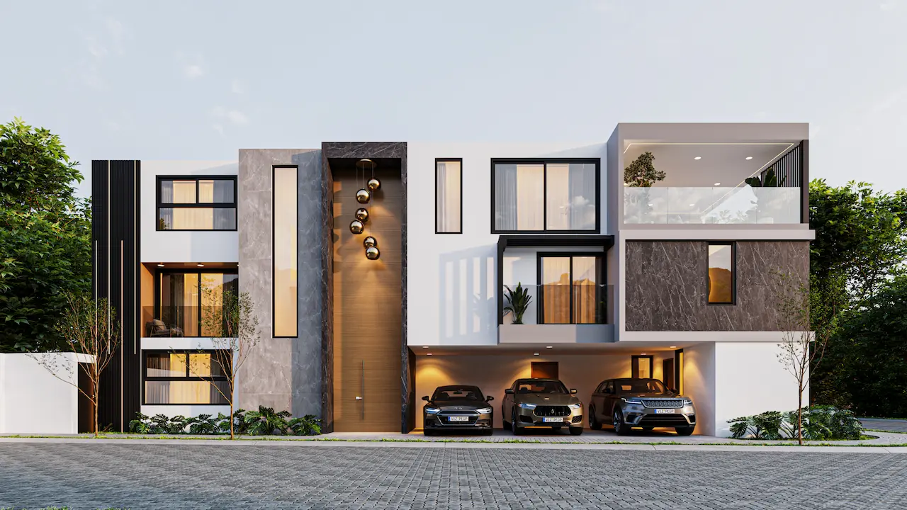 Casa de lujo terminada en Lomas de Angelópolis por Exaedro